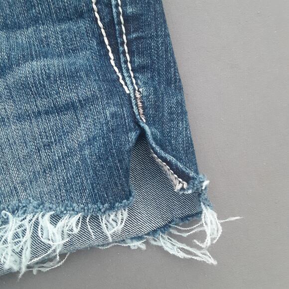 Miss Me Womens Denim Cut Off Shorts Embellished Sequin Stones Size 27 Western - Picture 7 of 14